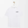 T-shirt i bomull med avslappnad passform Vit T-shirt i bomull med avslappnad passform Vit