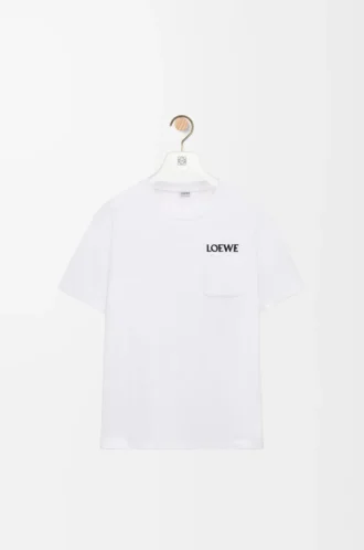 T-shirt i bomull med avslappnad passform Vit