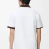 T-shirt i bomull med avslappnad passform Vit T-shirt i bomull med avslappnad passform Vit