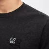 T-shirt i bomull med normal passform, antracitgrå