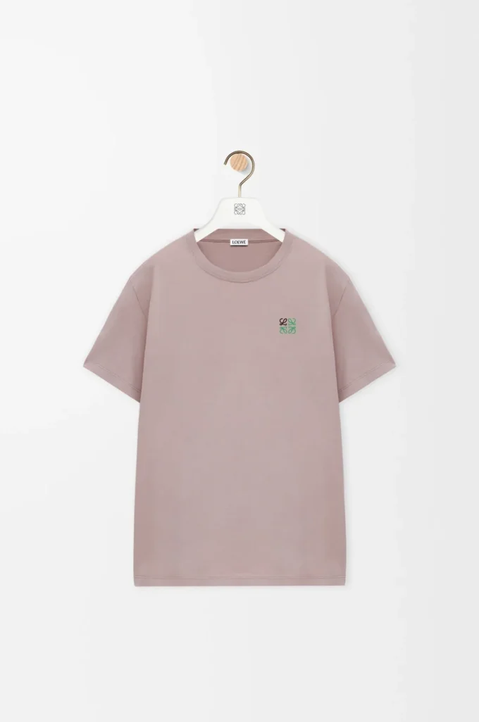 T-shirt i bomull med normal passform Ljusrosa T-shirt i bomull med normal passform Ljusrosa