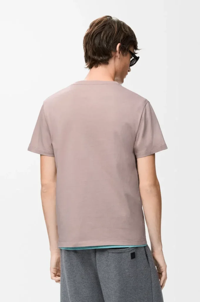 T-shirt i bomull med normal passform Ljusrosa T-shirt i bomull med normal passform Ljusrosa