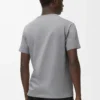 T-shirt i bomull med normal passform, mellangrå T-shirt i bomull med normal passform, mellangrå
