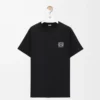 T-shirt i bomull med normal passform, svart T-shirt i bomull med normal passform, svart