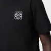 T-shirt i bomull med normal passform, svart T-shirt i bomull med normal passform, svart