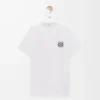 T-shirt i bomull med normal passform Vit T-shirt i bomull med normal passform Vit