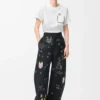 T-shirt i bomull med normal passform Vit