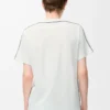 T-shirt i bomull med normal passform Vit