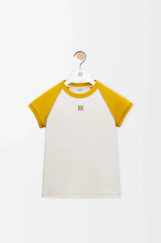 T-shirt i bomullsblandning med liten passform Senap/brons T-shirt i bomullsblandning med liten passform Senap/brons