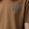 T-shirt i normal passform i bomull, kamel T-shirt i normal passform i bomull, kamel
