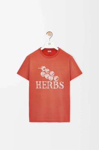 T-shirt i normal passform i bomull Orange