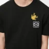 T-shirt med avslappnad passform i bomull Svart/Flerfärgad T-shirt med avslappnad passform i bomull Svart/Flerfärgad