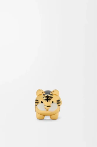 Tiger-tärning i guld