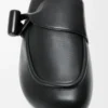 Toggle loafer i glänsande slät kalvskinn Svart Toggle loafer i glänsande slät kalvskinn Svart