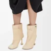 Toy Panta ankelkänga i nappa lammskinn Oat Milk