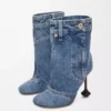 Toy Panta ankelkänga i tvättad denim Tvättad denim