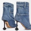Toy Panta ankelkänga i tvättad denim Tvättad denim