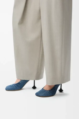 Toy-pumps i denim Washed Denim
