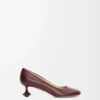 Toy-pumps i getskinn, burgundy Toy-pumps i getskinn, burgundy