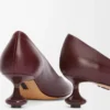 Toy-pumps i getskinn, burgundy Toy-pumps i getskinn, burgundy