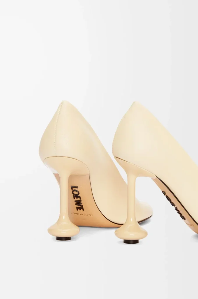 Toy-pumps i getskinn, färg Oat Milk Toy-pumps i getskinn, färg Oat Milk