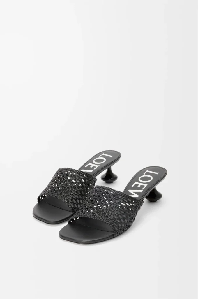 Toy-sandaler i kalvskinn Svart Toy-sandaler i kalvskinn Svart
