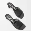 Toy-sandaler i kalvskinn Svart Toy-sandaler i kalvskinn Svart