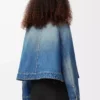 Trapesjacka i denim Denimblå Trapesjacka i denim Denimblå