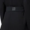 Trenchcoat i stretchviskos Svart Trenchcoat i stretchviskos Svart