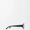 Triangle Slim solglasögon Black Triangle Slim solglasögon Black