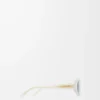 Triangle Slim solglasögon Milky Ivory Triangle Slim solglasögon Milky Ivory