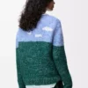 Tröja i ull och mohair Blå/Flerfärgad Tröja i ull och mohair Blå/Flerfärgad