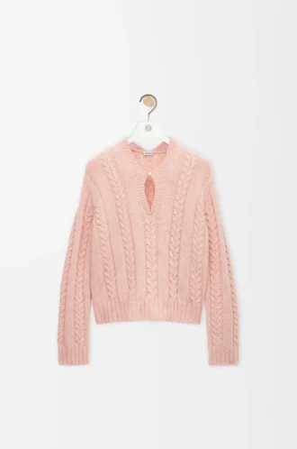 Tröja i ull Rosa