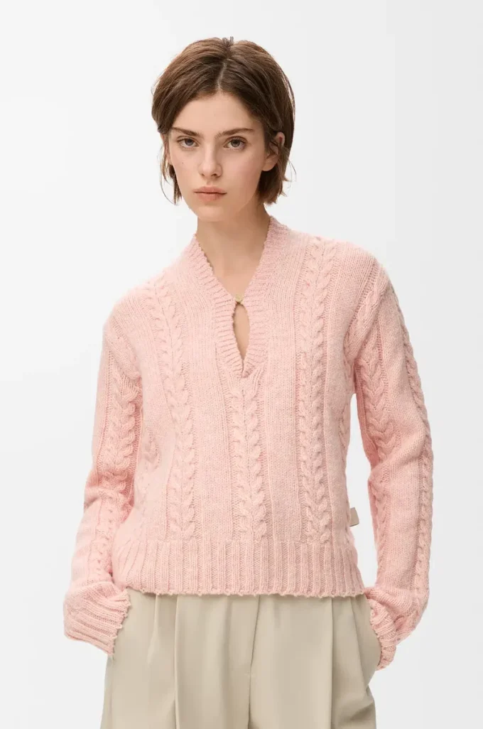 Tröja i ull Rosa Tröja i ull Rosa