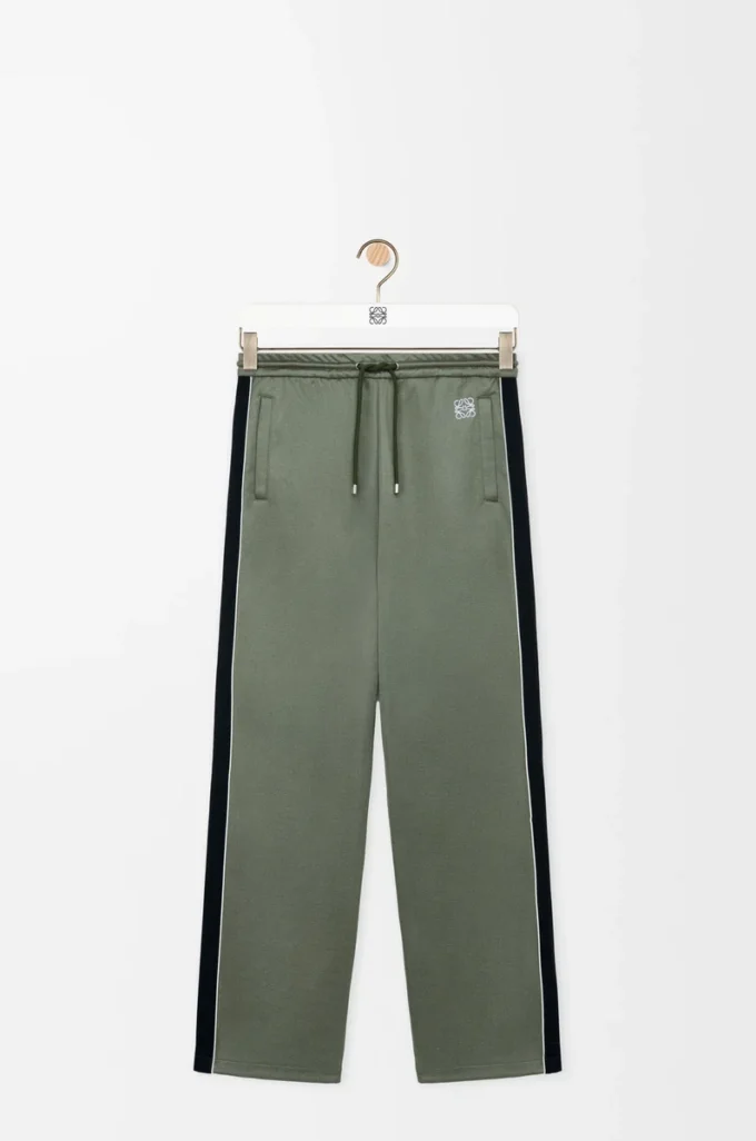 Träningsbyxor i teknisk jersey Khaki Green Träningsbyxor i teknisk jersey Khaki Green