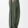 Träningsbyxor i teknisk jersey Khaki Green Träningsbyxor i teknisk jersey Khaki Green