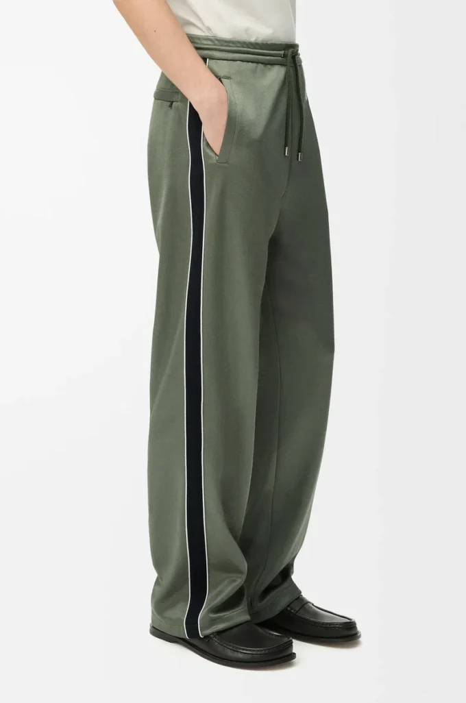 Träningsbyxor i teknisk jersey Khaki Green Träningsbyxor i teknisk jersey Khaki Green