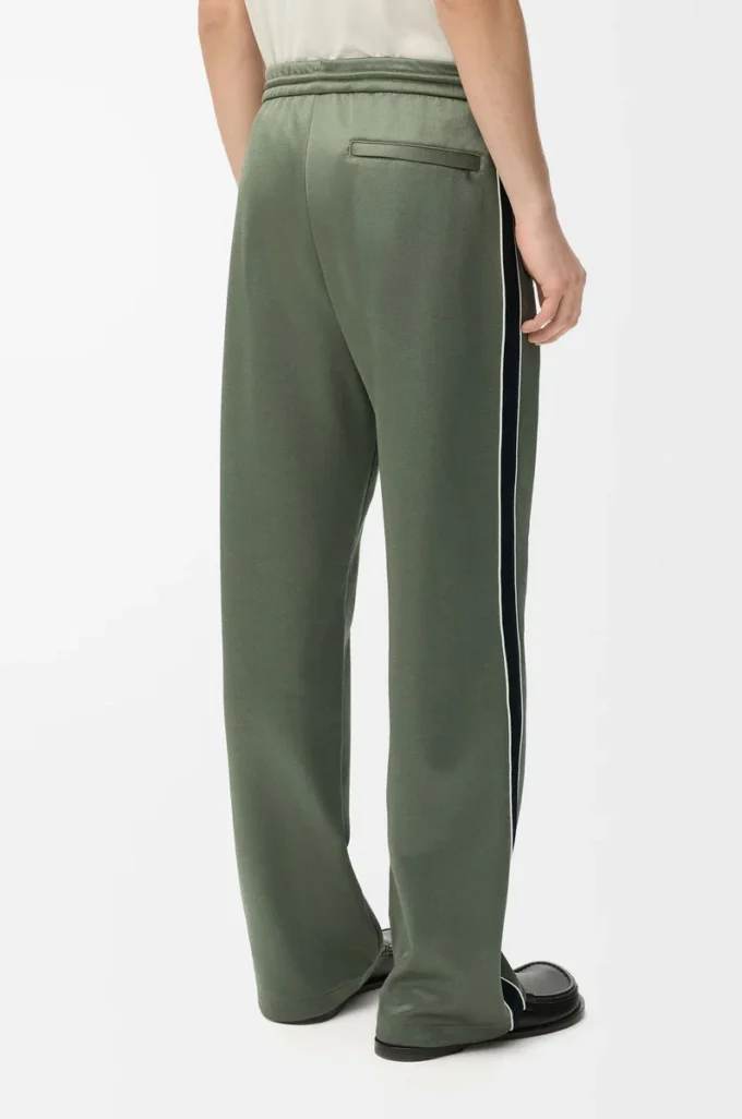 Träningsbyxor i teknisk jersey Khaki Green Träningsbyxor i teknisk jersey Khaki Green