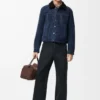 Anagram baggy jeans i denim Svart