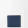 Tvåfaldig myntplånbok i satin kalvskinn Indigo Dye Tvåfaldig myntplånbok i satin kalvskinn Indigo Dye