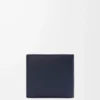 Tvåfaldig myntplånbok i texturerat klassiskt kalvskinn, Deep Navy Tvåfaldig myntplånbok i texturerat klassiskt kalvskinn, Deep Navy