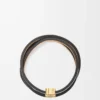 Twist armring i kalvskinn Soft White Twist armring i kalvskinn Soft White