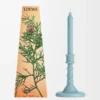 Vaxljusstake med cypressbollar Baby Blue Vaxljusstake med cypressbollar Baby Blue