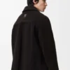 Över skjorta i shearling Mörkbrun/Mörkbrun