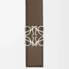 Vändbart Anagram-bälte i slätt kalvskinn Mörkgrå/Mörk cigar/Palladium