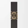 Vändbart Anagram-bälte i slätt kalvskinn Svart/Ocean/Guld