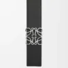 Vändbart Anagram-bälte i slätt kalvskinn Svart/Tan/Palladium