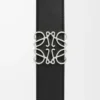 Vändbart Anagram-bälte i slätt kalvskinn Svart/Tan/Palladium Vändbart Anagram-bälte i slätt kalvskinn Svart/Tan/Palladium