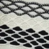 Väst i bomullsjacquard Svart/vit Väst i bomullsjacquard Svart/vit