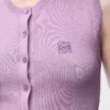 Väst i kashmir och silke Lilac Väst i kashmir och silke Lilac